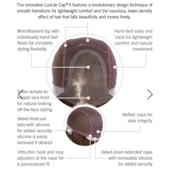 Luxury Wig featherlight ultra lightweight lace front heat styleable - Picture 8 of 15